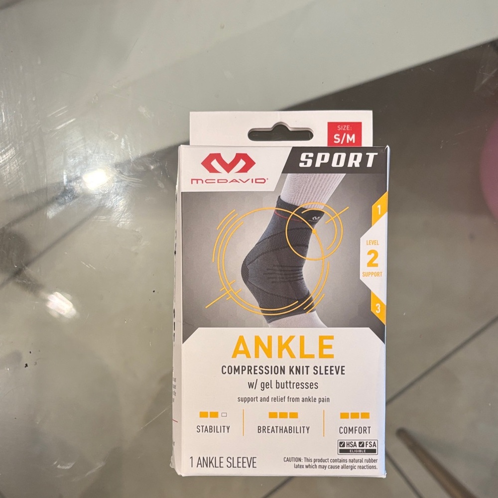 Black Compression Ankle Sleeve